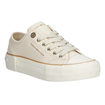 Tommy Hilfiger fűzős vászoncipő, tornacipő.